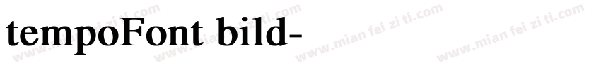 tempoFont bild字体转换